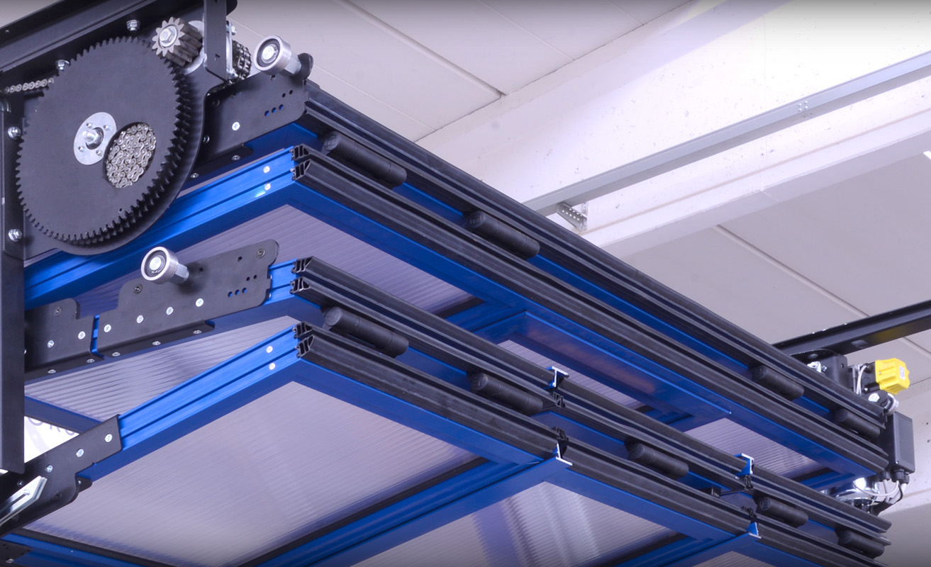 industrial doors for limited space